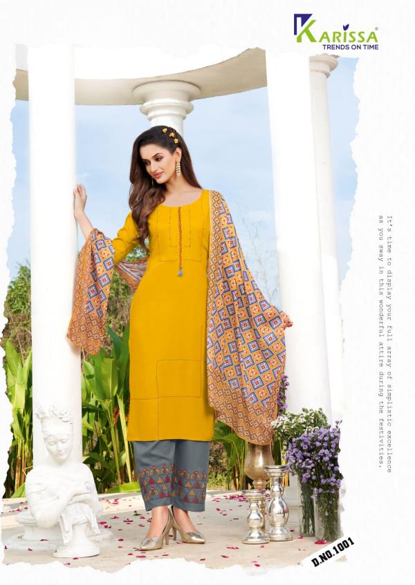 Karissa Vidisha 4 Beautiful Embroidery Readymade Salwar 